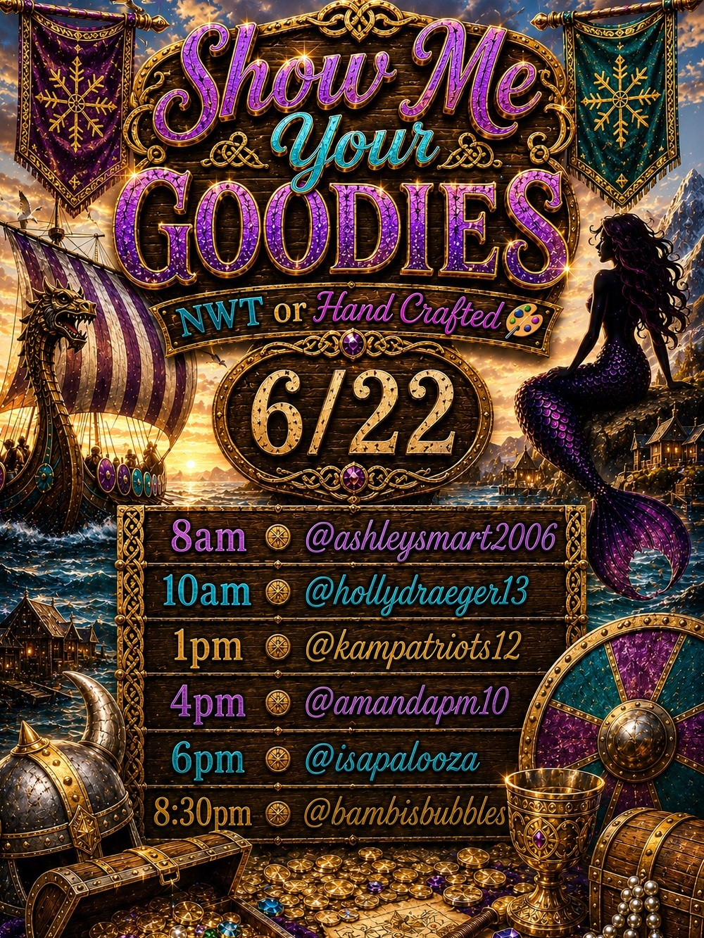 Show Me Your Goodies Live Share Show Train 🚂 NWT or Handcrafted Items